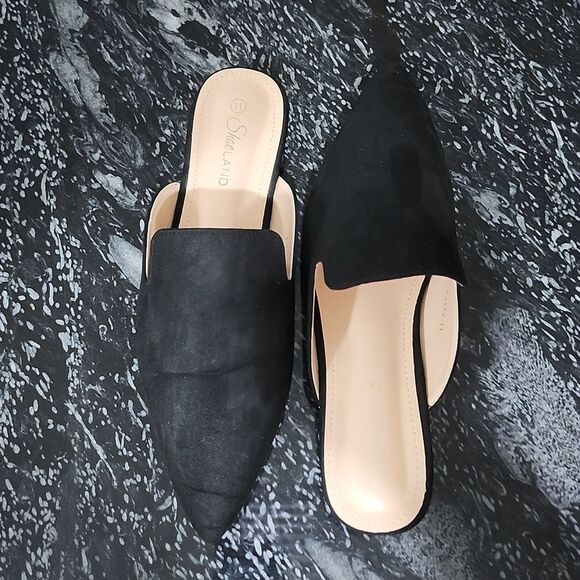 BRAND NEW SHOE LAND CALLY  MULES CLOSED POINTED TOE BACKLESS SLIP-ON SLIDES - Picture 5 of 15